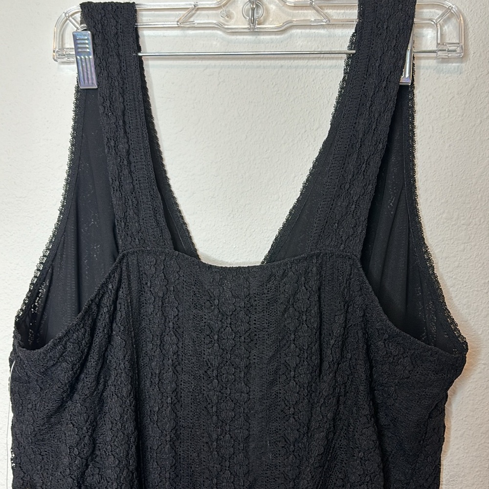 August Mist size 2X black lace body suit - Picture 6 of 9